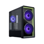 Caja lian li lancool 217 infinity midi tower cristal templado usb - c negra