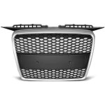 Calandre pour audi a3 8p de 06 / 2005 a 03 / 2008 look sport argent et noir - 27318028