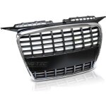 Calandre pour audi a3 8p de 2005 a 2008 look sport chrome et noir - 28648318