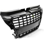 Calandre avant pour audi a3 / s3 de 2008 a 2012 look sport noir brillant - 28648356