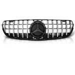 Calandre avant mercedes glc w253 15 - 19 look gtr noir chrome - 31788495