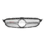 Calandre diamant pour mercedes classe c w205 c205 berline et coupe phase 1 de 01 / 2014 a 02 / 2018
