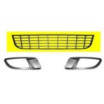 Calandre inférieure dans pare - choc avec anti - brouillard pour fiat bravo depuis 2007 Calandre inférieure dans pare - choc avec anti - brouillard pour fiat bravo depuis 2007
