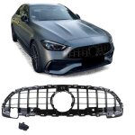 Calandre look amg gt 63 noir brillant pour mercedes classe c w206 a partir de 04 / 2021