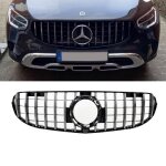 Calandre look amg gt chrome et noir mercedes glc x253 et c253 phase 2 de 04 / 2019 a 10 / 2022 Calandre look amg gt chrome et noir mercedes glc x253 et c253 phase 2 de 04 / 2019 a 10 / 2022