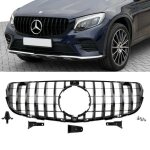 Calandre look amg gt noir pour mercedes glc x253 et c253 phase 1 de 06 / 2015  03 / 2019