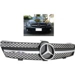 Calandre mercedes noir brillant et chrome cls w219 phase 1 de 07 / 2004 a 01 / 2008 + logo Calandre mercedes noir brillant et chrome cls w219 phase 1 de 07 / 2004 a 01 / 2008 + logo