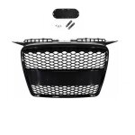 Calandre noir brillant look rs3 pour audi a3 8p et sportback de 09 / 2004  06 / 2008