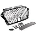 Calandre noir brillant look rs3 pour audi a3 et s3 8v phase 2 de 05 / 2016  2019