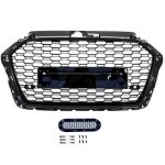 Calandre noir brillant look rs3 pour audi a3 et s3 8v phase 2 de 05 / 2016 a 2019 Calandre noir brillant look rs3 pour audi a3 et s3 8v phase 2 de 05 / 2016 a 2019