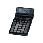 Calculatrice de bureau - twen - euro 820 - 8 chiffres - panneau solaire - noir