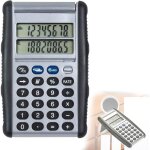 Calculatrice de poche de bureau avec fonction de conversion de leuro  double affichage 8chiffres pile[14] ...