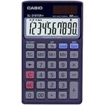Calculatrice de poche - casio - sl - 310ter + - affichage 10 chiffres - convertisseur euro - bleu