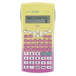 Calculatrice scientifique - milan - m240 - couleur dgrade rose / jaune - alimentation par pile - ergonomique ...