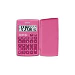 Calculatrice scolaire petite fx casio rose