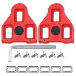 Cales pour pdales compatibles avec look delta - velo - ajustable - 9 de libert angulaire