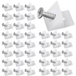 Cales en plastique pour meuble tiroir fond de tiroir connecteur avec vis �querre de fixation renfort ...