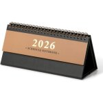 Calendrier 2026 - calendrier - agenda hebdomadaire mensuel de bureau mini 2025 - 2026 � couverture rabattable ...