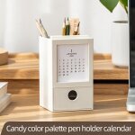 Calendrier - calendrier 2026 - calendrier mensuel - calendrier familial - porte - stylo - organiseur ...