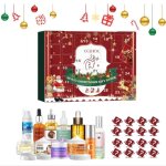 Calendrier de lavent beaut� - mod�le - blanc - 24 produits de soins - design r�utilisable