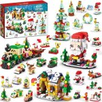 Calendrier de lavent - jouet enfant - 24 blocs de construction - matriau abs - mixte - 4 ans et plus ...