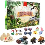 Calendrier de lavent - dinosaures - 24 jouets surprises - pour enfants garons filles