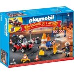 Calendrier de lavent playmobil - pompiers incendie chantier - modle 9486 - mixte