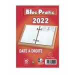 Calendrier bloc - pratic 2022 - date � droite - 8. 2 x 12 cm - exacompta