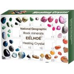 Calendrier de lavent avec 24 pierres pr�cieuses min�rales � collectionner - kit fossile et min�ral