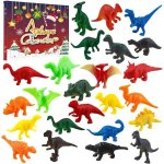 Calendrier de lavent - dinosaures - 24 jouets - portable et lger - cadeau enfant - mixte