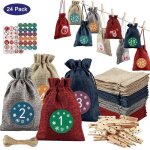 Calendrier de lavent - zgeer - compte  rebours 24 jours - 4 couleurs - enfant - mixte