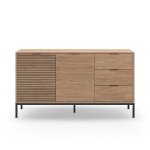 Calicosy - buffet 2 portes 3 tiroirs ariel - l140 cm - bois clair Calicosy - buffet 2 portes 3 tiroirs ariel - l140 cm - bois clair