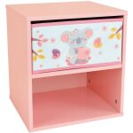 Cally mimi koala chevet avec un tiroir  36 x 33 x 30 cm pour enfant