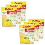 Calnort - lot 6x gélatine alimentaire au citron - halal - boîte 170g Calnort - lot 6x gélatine alimentaire au citron - halal - boîte 170g