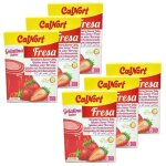 Calnort - lot 6x glatine alimentaire  la fraise - halal - bote 170g