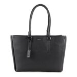 Calvin klein dressed slim tote ck black [178596] - sac shopper sac a main
