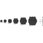 Calvin klein homme 44mm bracelet nylon noir quartz analogique montre k5y31zb1