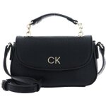 Calvin klein re - lock crossbody with flap pbl ck black [196635] - sac  paule bandoulire sacoche