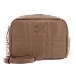 Calvin klein re - lock quilt camera bag safari canvas [189263] - sac  paule bandoulire sacoche