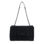Calvin klein re - lock quilt shoulder bag l ck black [189780] - sac  paule sacoche