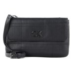 Calvin klein re - lock xbody with flap quilt ck black [176899] - sac  paule bandoulire sacoche