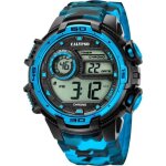 Calypso montre homme digital for man digital quartz bracelet plastique pu noir bleu clair uk5723 - 4