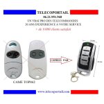 Came top862 864 868 mh - telecommande copieuse multifrequence rouge came top862 top864 868 mh