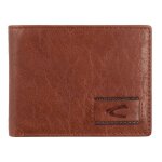 Camel active porte - monnaie marron en cuir pour homme - panama 6 cc + coin wallet s cognac 40690
