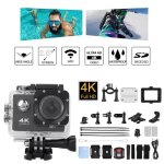 Camra daction 4k 1080p sports tanche avec wifi et tlcommande