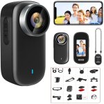 Cam�ra daction wifi 4k mini cam�ra daction �tanche cam�ra sportive 150� cam�ra casque v�lo moto avec ...
