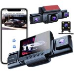 Cam�ra embarqu�e 360� - 4 cam�ras full hd 1080p carte sd 64 go wi - fi vision nocturne capteur g d�tecteur ...