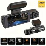 Cam�ra embarqu�e pour voiture dashcam de voiture avec vision nocturne haute d�finition r�solution 1080p ...