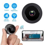 Camra espion wifi 1080p - vision nocturne - enregistrement en boucle - dtection de mouvement - noir ...