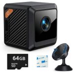 Cam�ra espion wifi 4k mini - vision nocturne d�tection de mouvement 64go - pour surveillance discr�te ...